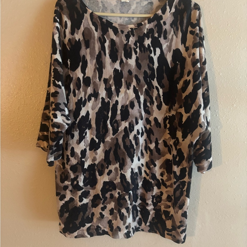 Leopard Print Women's Top